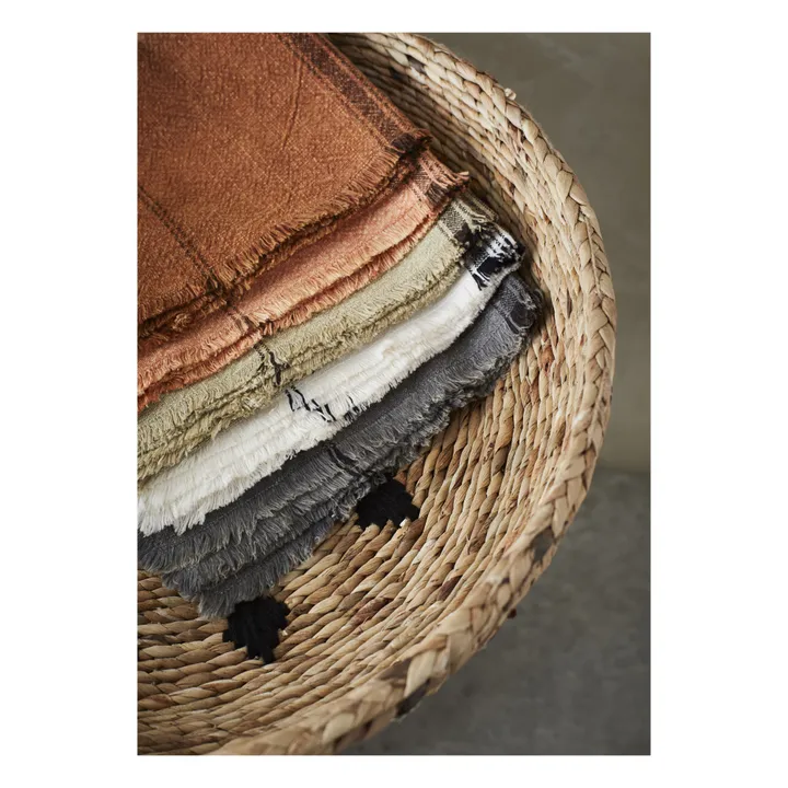 Striped Tea Towel | Russet- Product image n°1