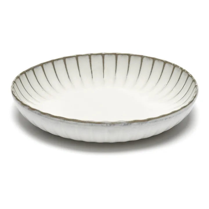 Sergio Herman Inku Stoneware Plate | White- Product image n°0