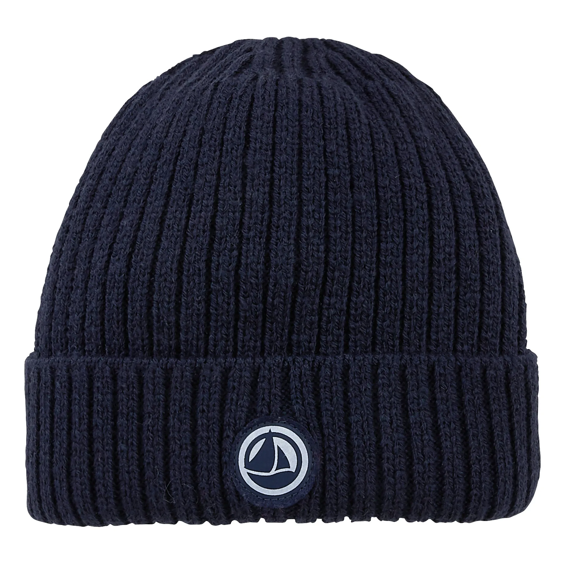 Petit Bateau Unisex Blue Plain Beanie