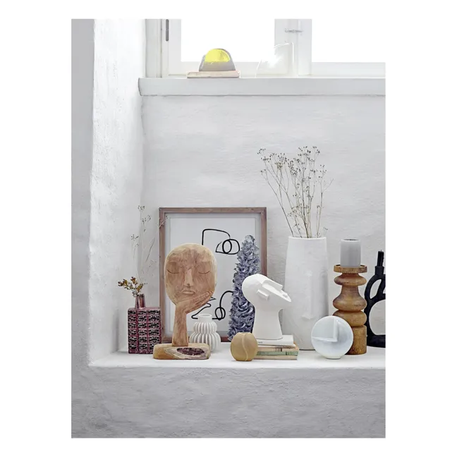 Jarrón de terracota | Blanco