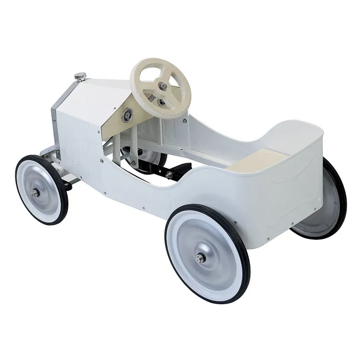 Grande voiture à pédales | Ivoire- Image produit n°2