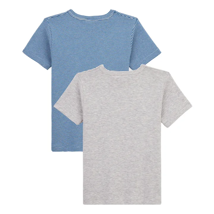 Set de 2 Camisetas de manga corta | Gris- Imagen del producto n°2