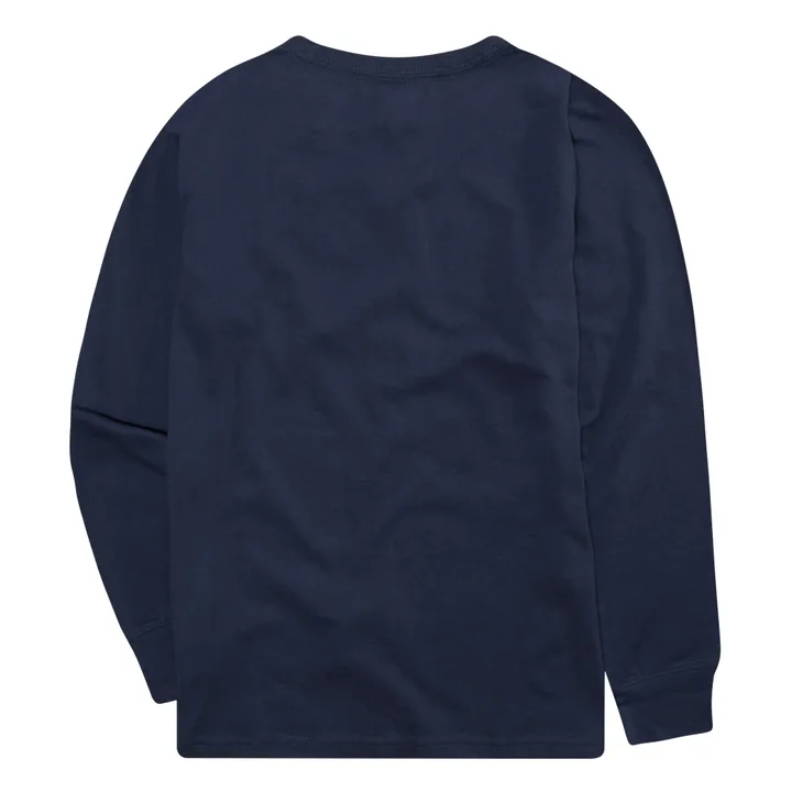 T-Shirt langarm Batwing | Navy- Produktbild Nr. 1