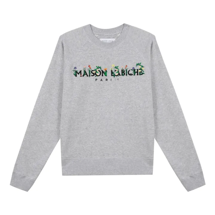 Sudadera Maison Labiche de algodón orgánico -Colección Mujer | Gris- Imagen del producto n°0