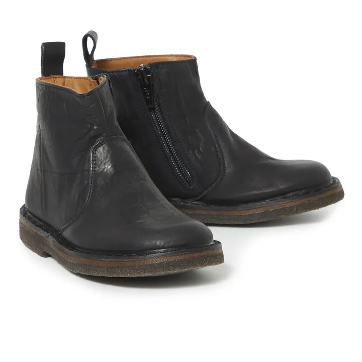 Zip-up Boots | Black- Product image n°1