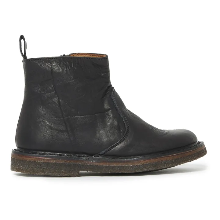 Zip-up Boots | Black- Product image n°0