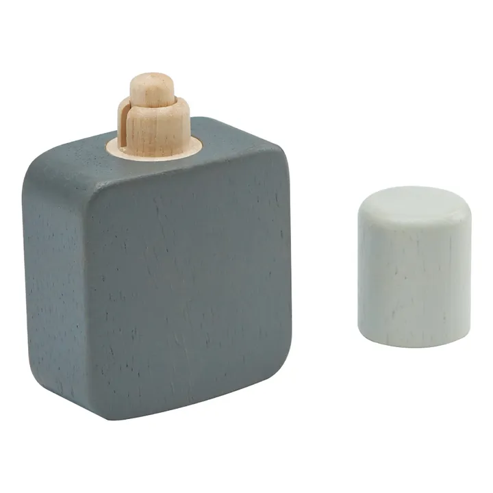 Kit de afeitado de madera de caucho | Azul- Imagen del producto n°4