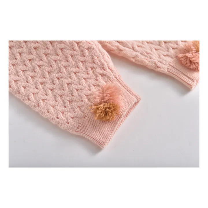 Moldavia Knit Leggings | Pale pink- Product image n°2