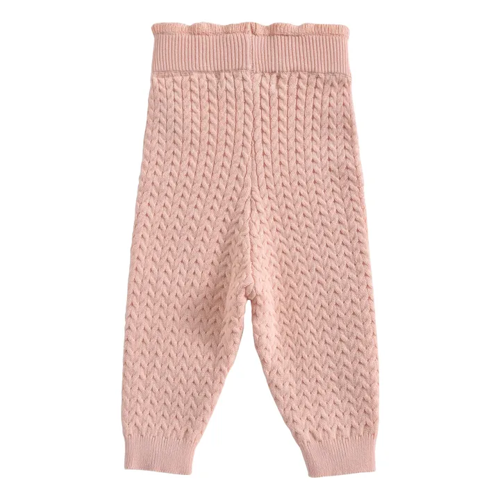 Moldavia Knit Leggings | Pale pink- Product image n°3