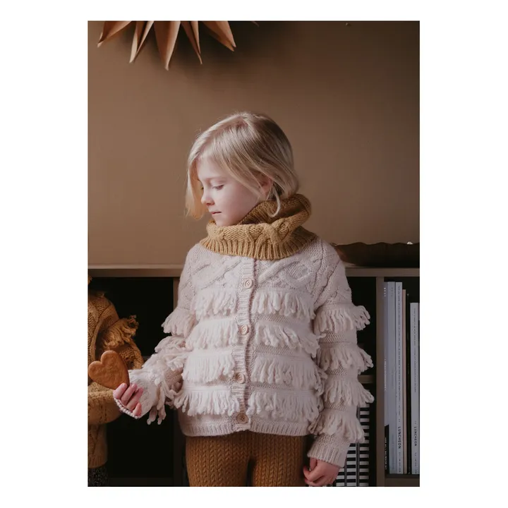 Eloa Wool and Alpaca Snood | Ochre- Product image n°0