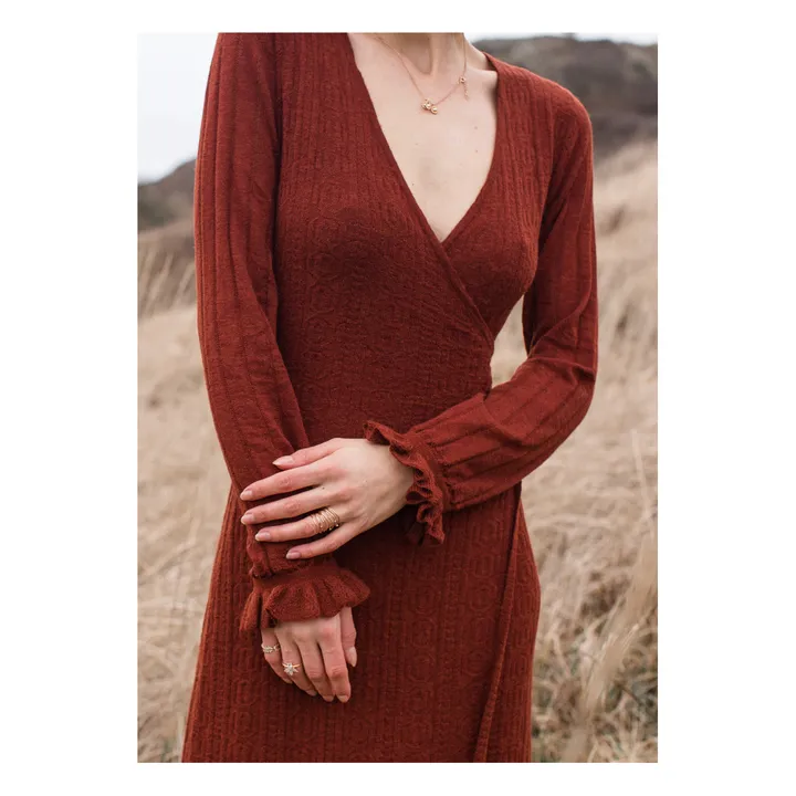 Kleids Vesala -Damenkollektion | ziegelrot- Produktbild Nr. 4