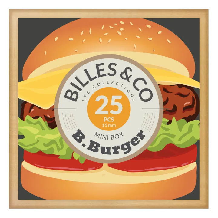 Kasten mit 25 Glasmurmeln-B-Burger- Produktbild Nr. 2