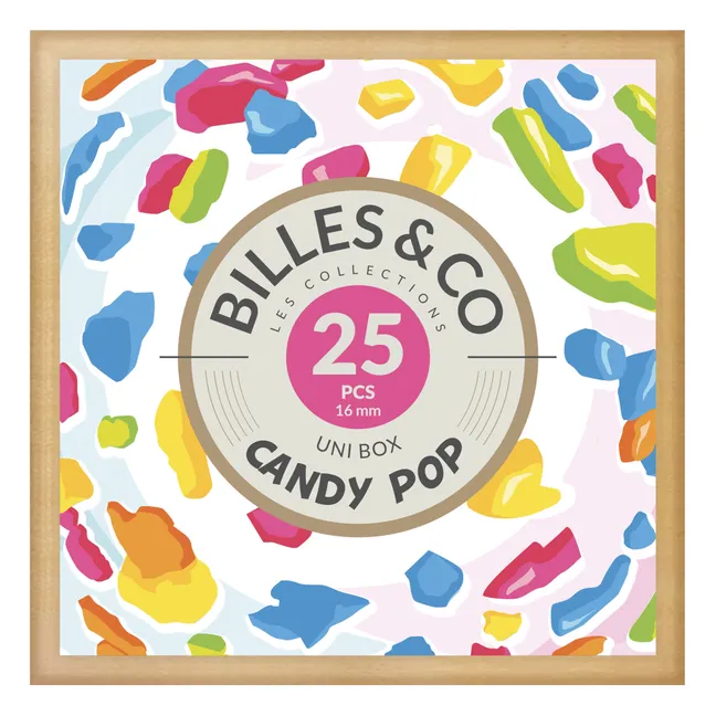 Kit de 25 canicas Candy Pop