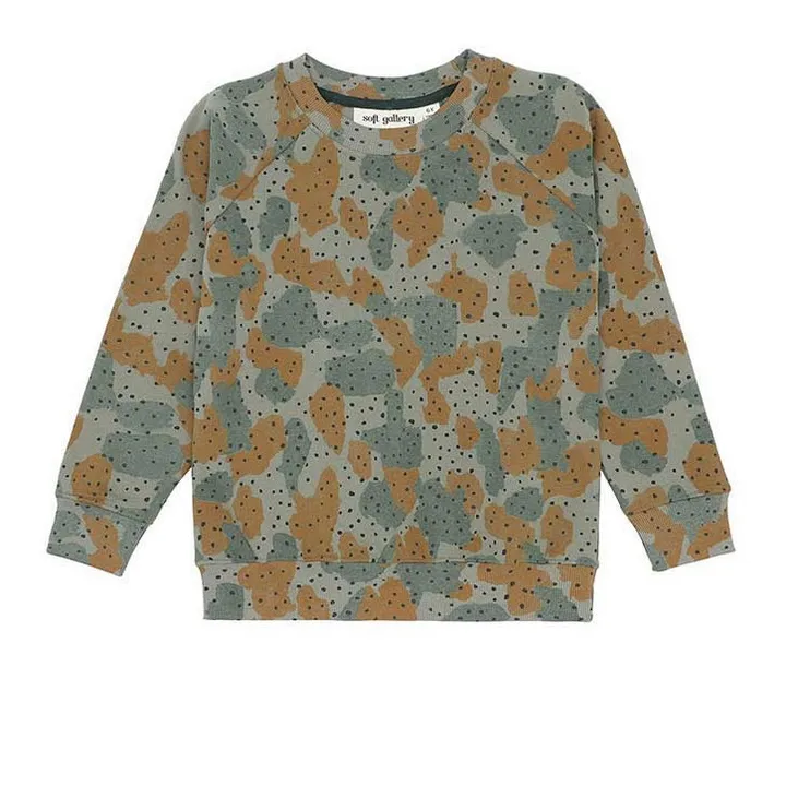 Sweatshirt Chaz aus Bio-Baumwolle | Khaki- Produktbild Nr. 0