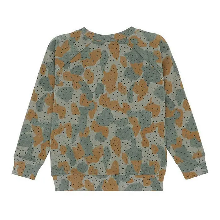 Sweatshirt Chaz aus Bio-Baumwolle | Khaki- Produktbild Nr. 1