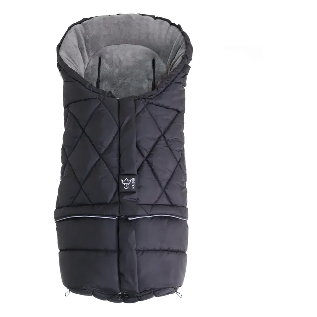 2 in 1 Universal-Fußsack Moony | Schwarz