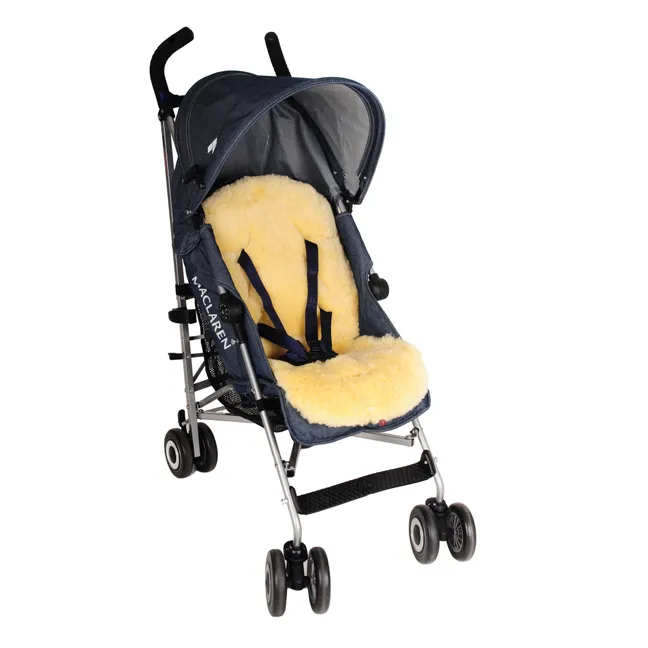 Cojín confort de piel de cordero | Natural