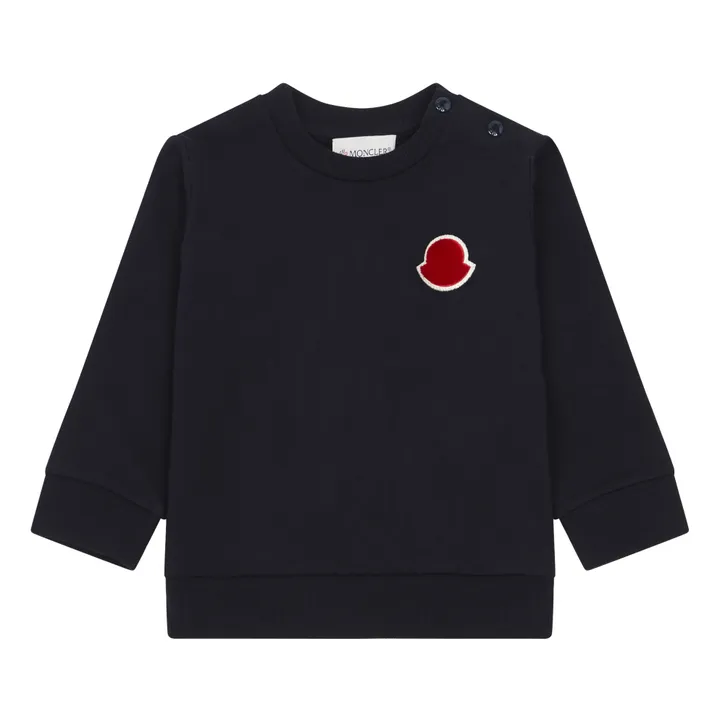 Fleece Sweatshirt | Navy blue- Product image n°0