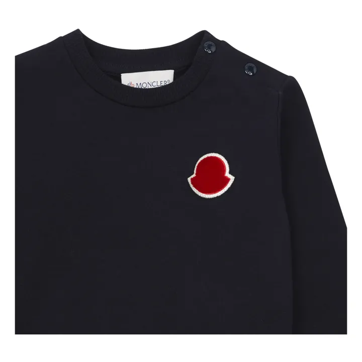 Fleece Sweatshirt | Navy blue- Product image n°1