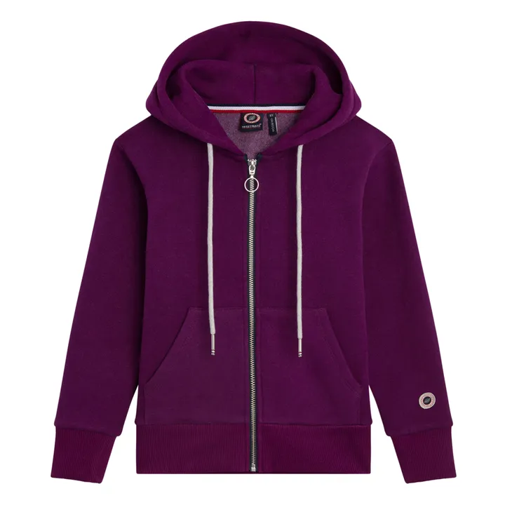 Zip-up Sweatshirt | Purple- Product image n°0