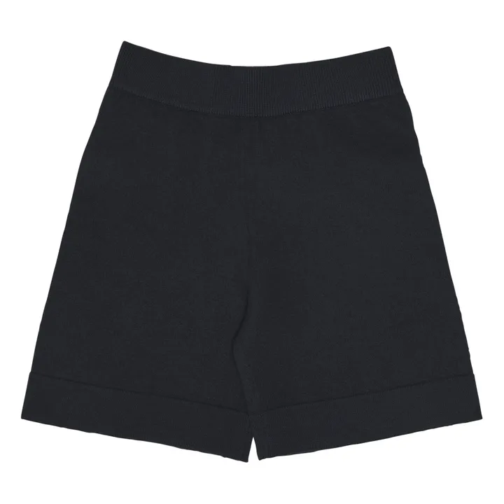 Bermuda-Shorts aus Wolle Bouillie | Navy- Produktbild Nr. 0