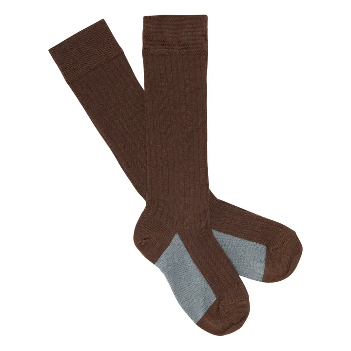 Socken aus Wolle | Braun- Produktbild Nr. 0