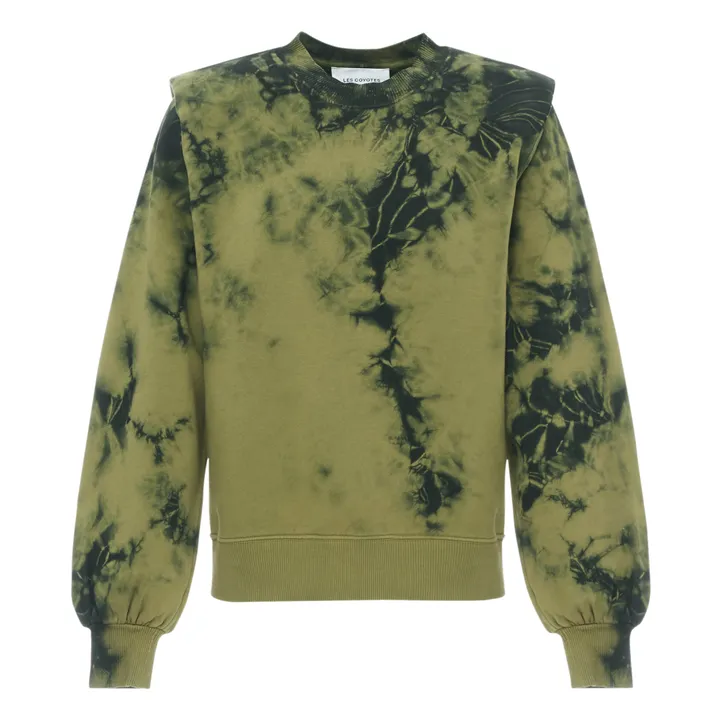 Sweatshirt Tie Dye Alison | Khaki- Produktbild Nr. 0