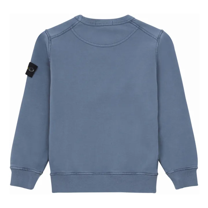 Sweatshirt mit Abzeichen | Graublau- Produktbild Nr. 2