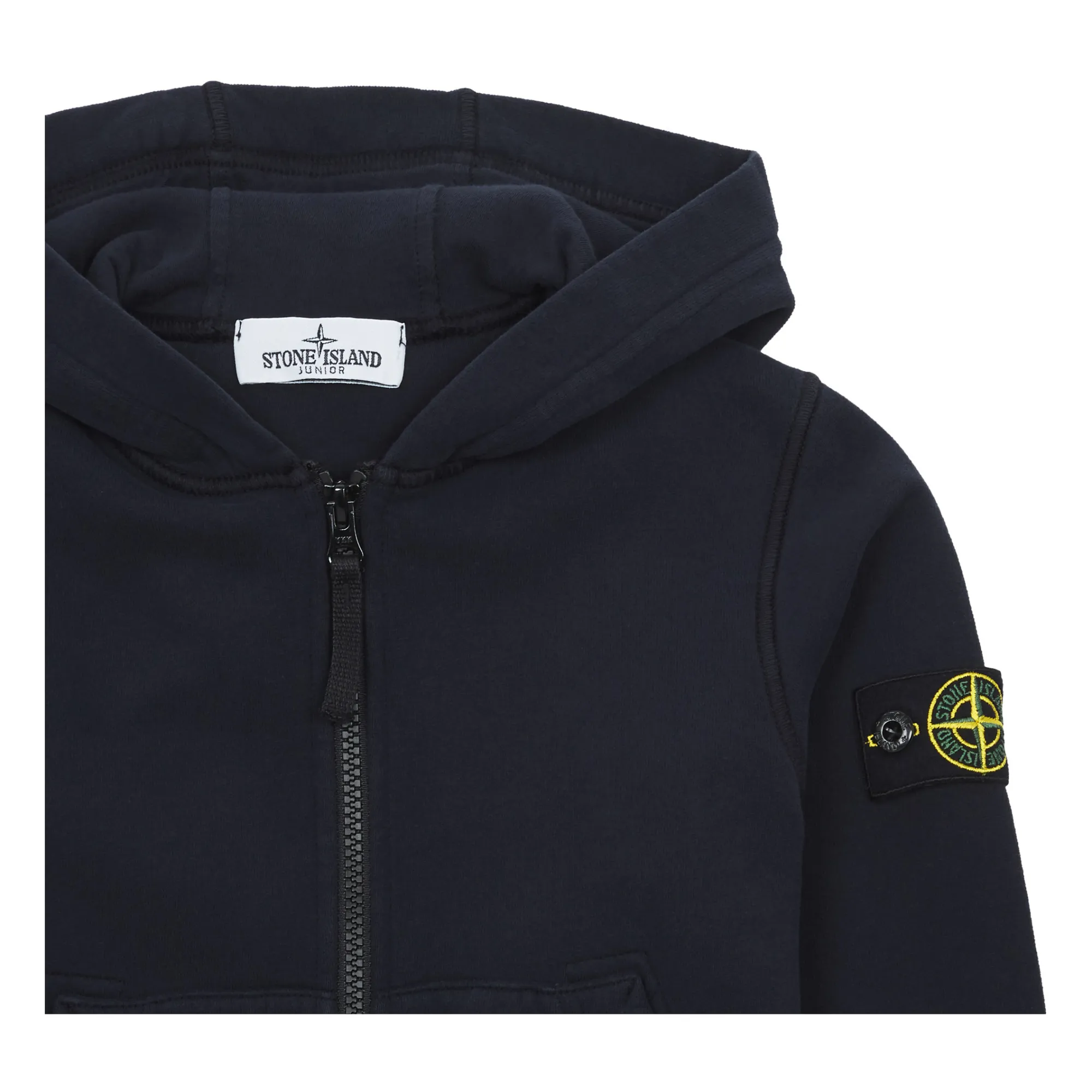 Stone Island Zip-up Hooded Jumper Navy blue Smallable