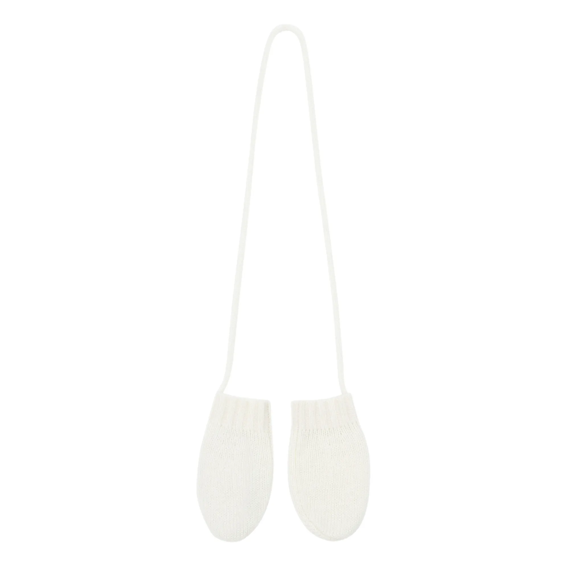 Moufles Cachemire | Ecru- Image produit n°0