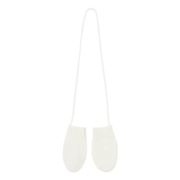 Moufles Cachemire | Ecru- Image produit n°0