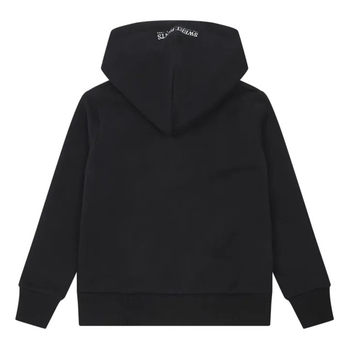 Sweatshirt mit Reißverschluss | Schwarz- Produktbild Nr. 2