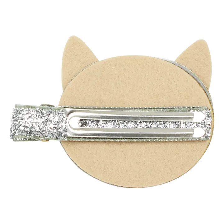 Kitty Hair Slides | Silver- Product image n°1
