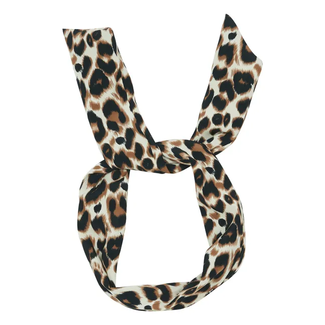 Stirnband Leopard | Braun