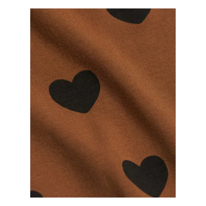 Leggings Herz | Schokoladenbraun- Produktbild Nr. 2