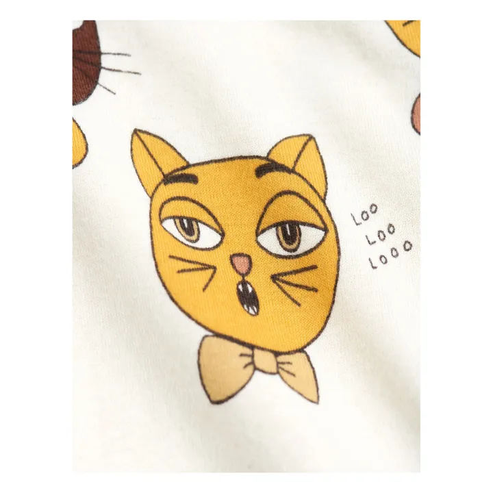 Kleid Katze aus Bio-Baumwolle | Cremefarben- Produktbild Nr. 2
