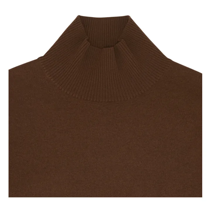 Pullover aus Wolle -Damenkollektion | Braun- Produktbild Nr. 4