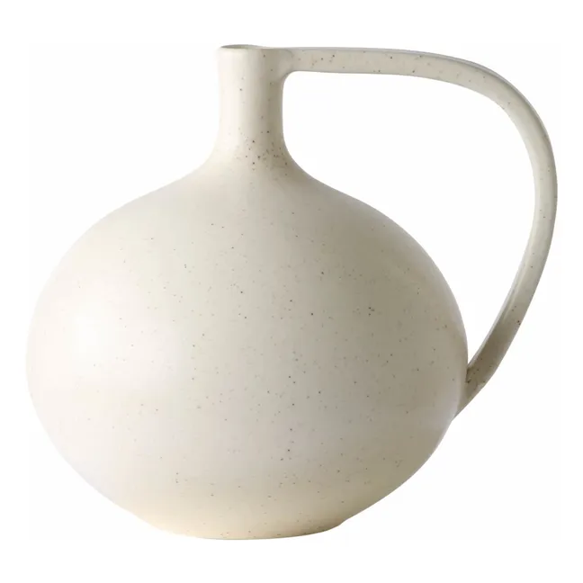Vaso in ceramica | Bianco