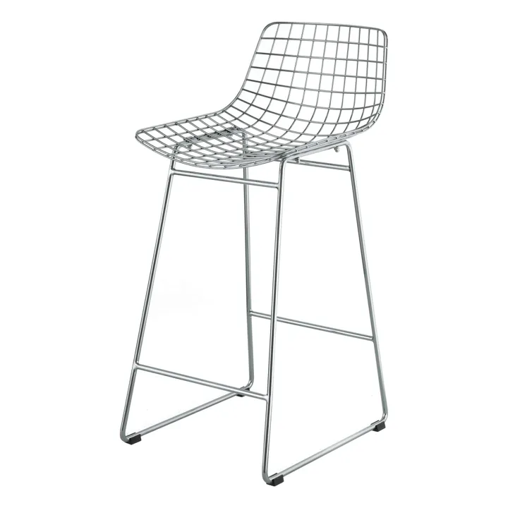 Tabouret de bar en métal | Chromé- Image produit n°0