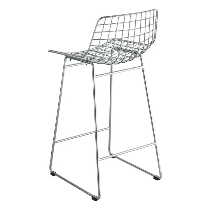 Tabouret de bar en métal | Chromé- Image produit n°2
