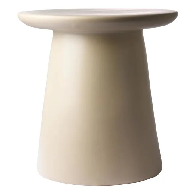 Earthenware Sidetable | Cream