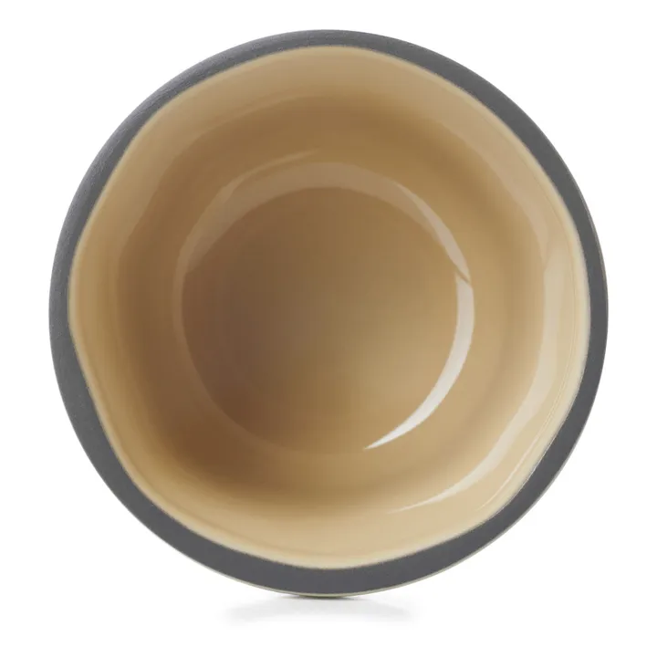 Bicchiere Caractère in porcellana - Set da 2 | Taupe- Immagine del prodotto n°1