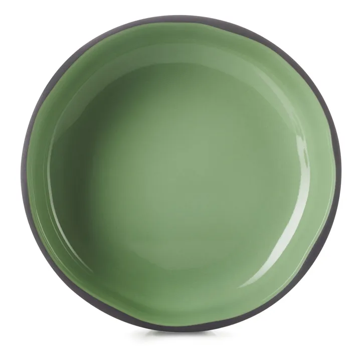 Piatto Caractère in porcellana 14 cm - Set da 4 | Verde menta- Immagine del prodotto n°0
