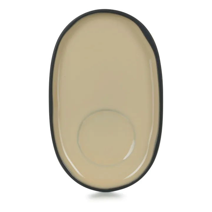 Caractère Porcelain Plate Holder - Set of 6 | Nutmeg- Product image n°2