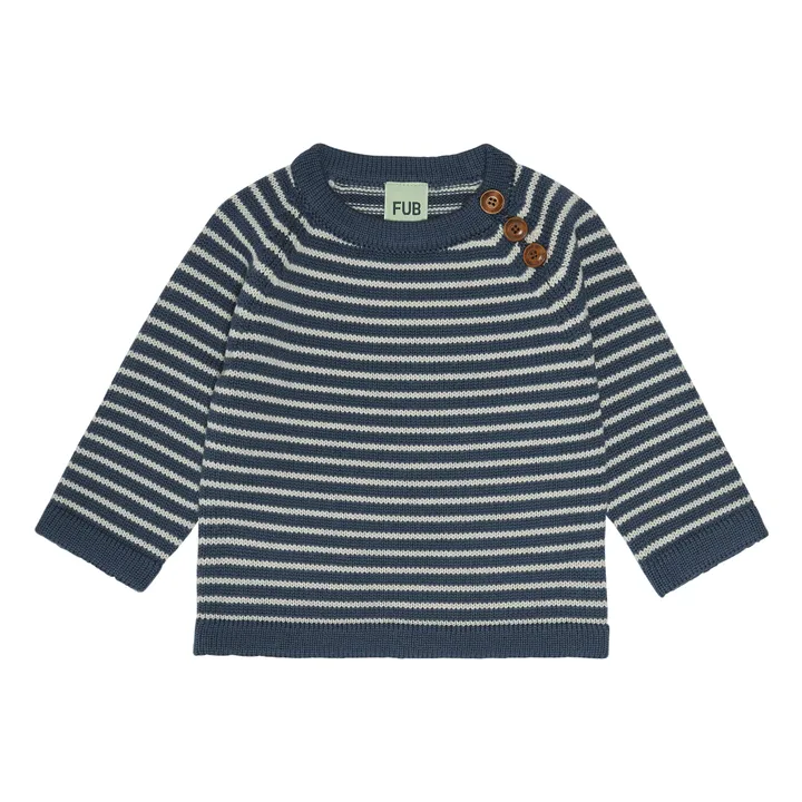 Jersey de lana marinero | Azul Petróleo- Imagen del producto n°0