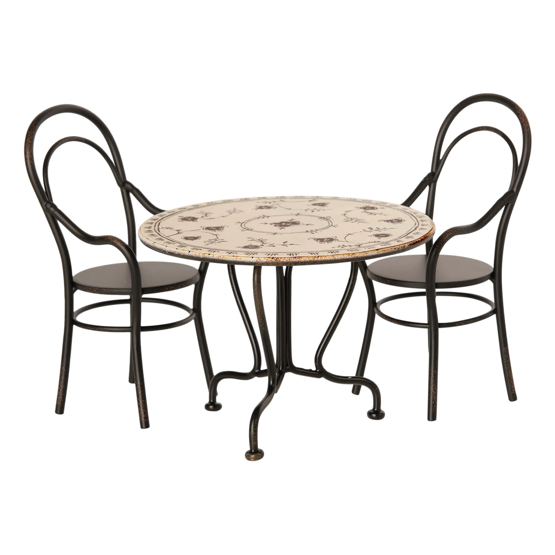 Maileg Multicoloured Dining Table And Chairs Toy