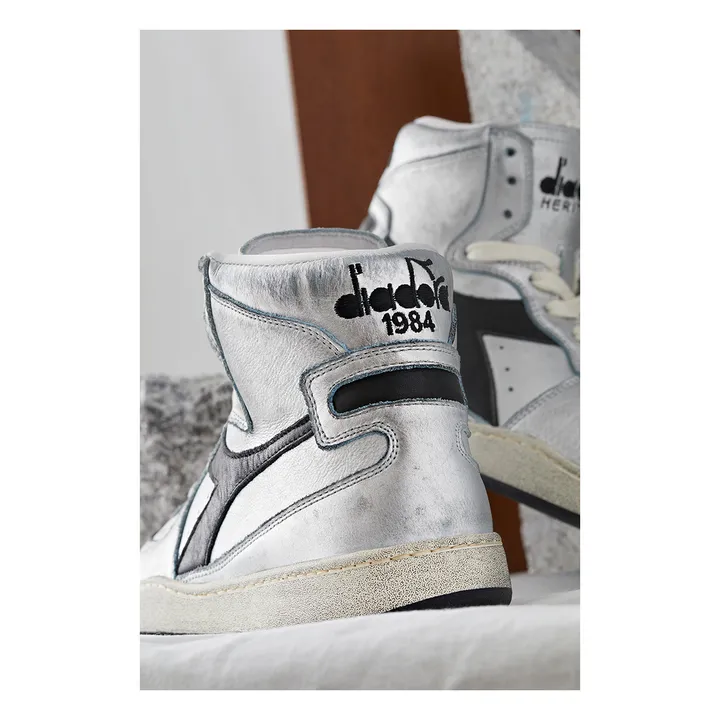 Diadora Heritage Sneakers Silver Used Argento Smallable