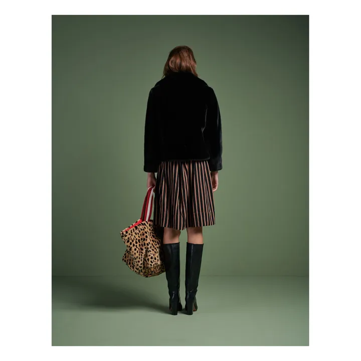Giacca Hoffman stile pelliccia - Collezione Donna  | Nero- Immagine del prodotto n°4
