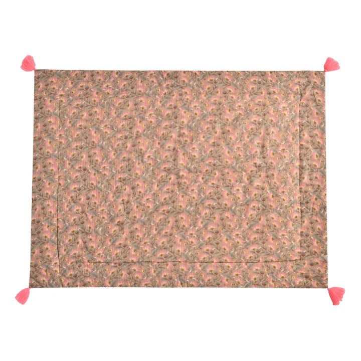 Vava Plaid Blanket | Khaki- Product image n°0