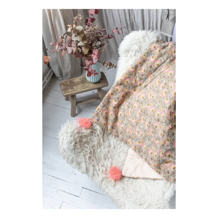 Vava Plaid Blanket | Khaki- Product image n°1